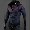 Color Matching Men Windbreak Jackets